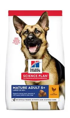 Корм Hill's Science Plan для пожилых собак крупных пород для поддержания здоровой мышечной массы и свободы движений (курица)