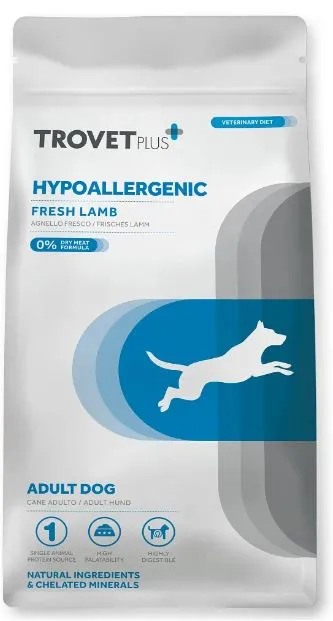 Trovet Plus Adult Dog Hypoallergenic (Ягненок), 3 кг