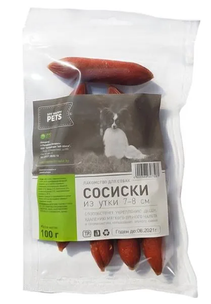 My Happy Pets Сосиски из утки (7-8 см)