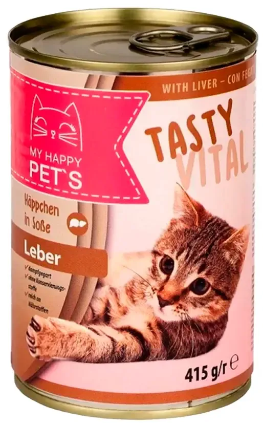 My Happy Pets Консервы для кошек (Печень)