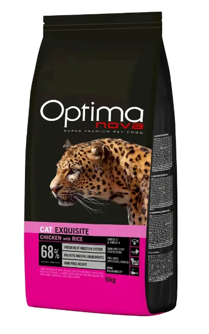 Корм OptimaNova Cat Exquisite (Курица и рис) для кошек