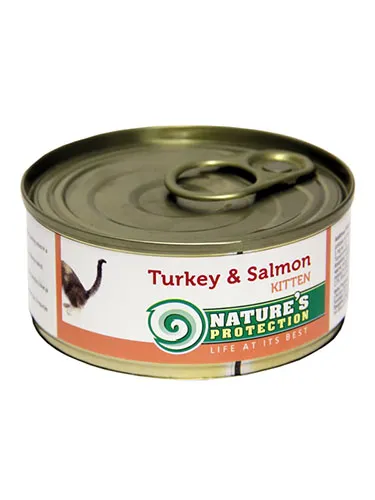Nature"s Protection Kitten Turkey & Salmon (Индейка, лосось) 100 гр