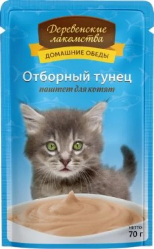 "Деревенские лакомства" Паштет Отборный тунец, 70 г