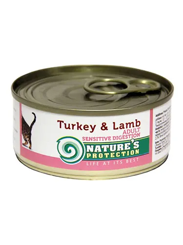 Nature"s Protection Cat Sensible Digestion Turkey & Lamb (Индейка, ягненок) 100 гр