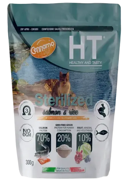 Cennamo HT Sterilized Cat (Лосось, рис)