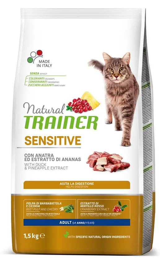 Корм Trainer Natural Adult Sensitive (Утка) для кошек