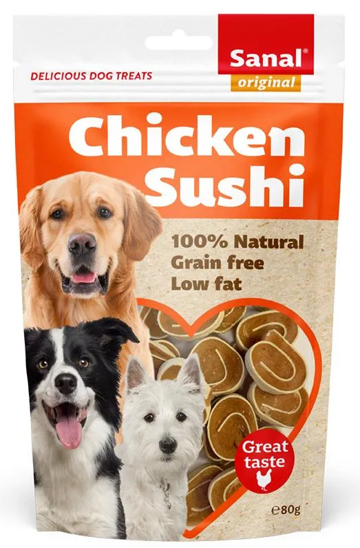 Лакомство "Sanal" Для собак куриные суши