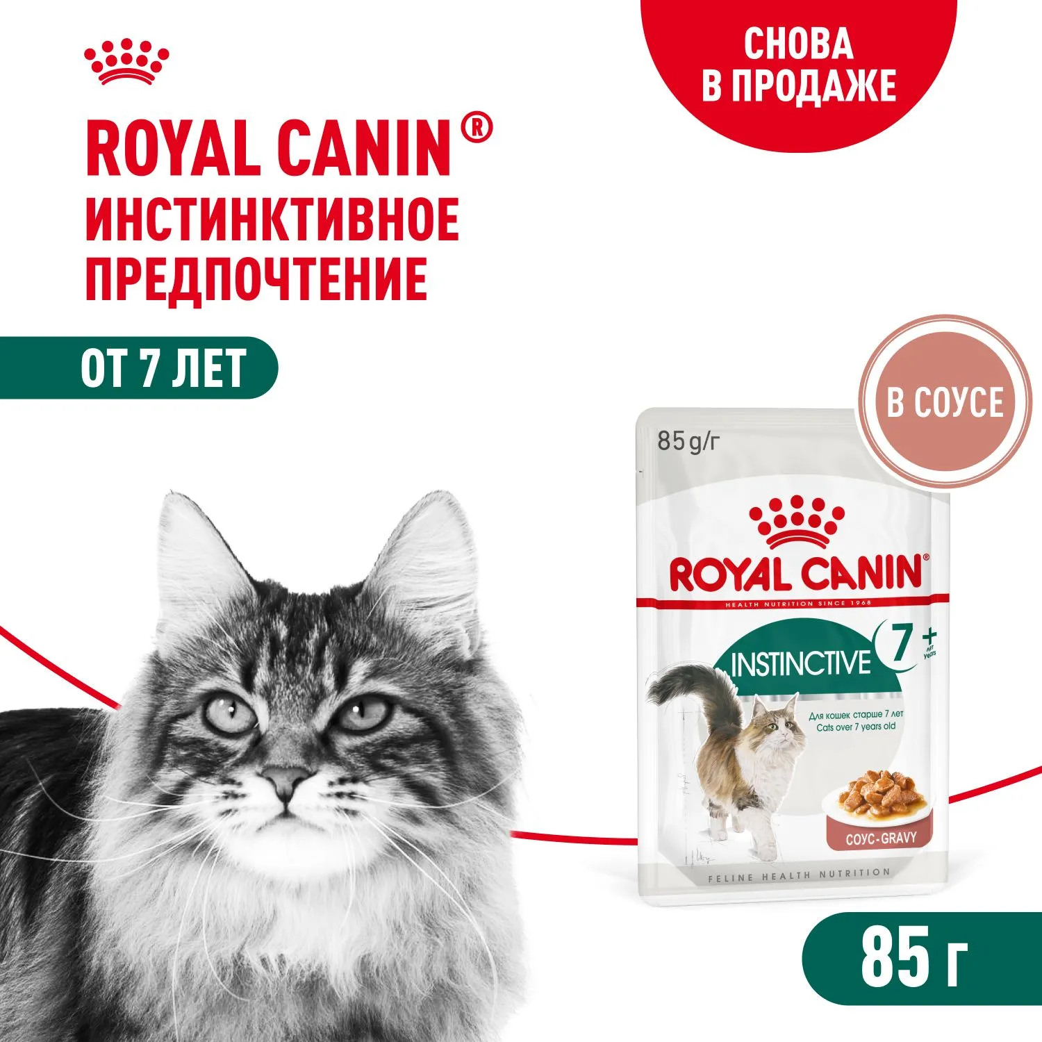 Royal Canin Instinctive 7+ (соус)