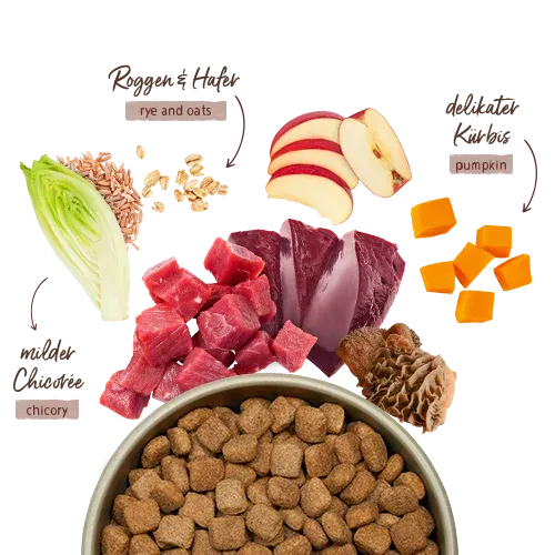 Корм Bosch HPC Menue Adult (Говядина с субпродуктами, рожью и овсом) для собак