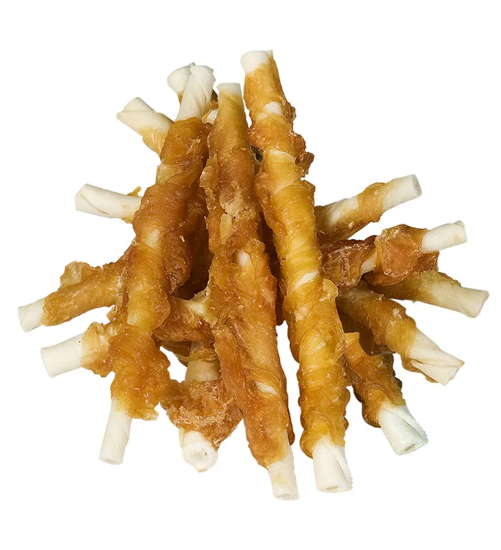 Лакомство: куриные палочки крученые