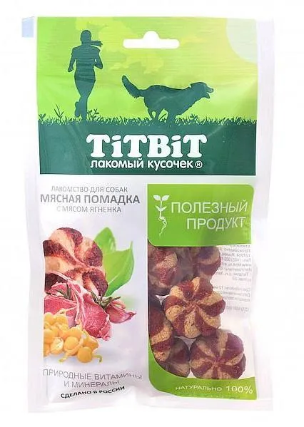 ТИТБИТ Помадка мясная с мясом ягнёнка