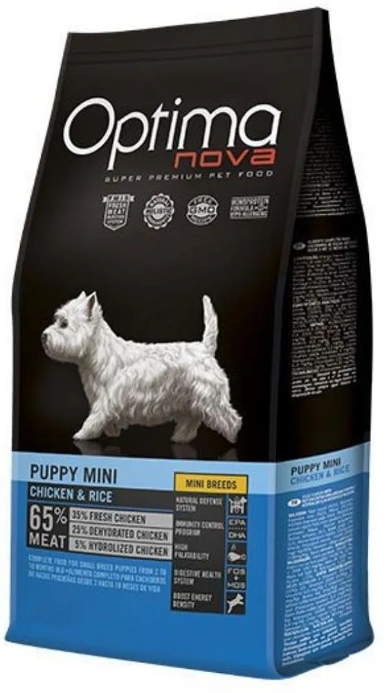 OptimaNova Puppy Mini (Курица и рис) 2 кг
