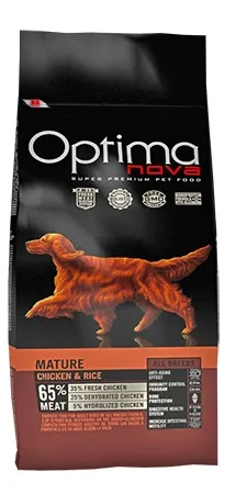 OptimaNova Adult Mature (Курица, рис)