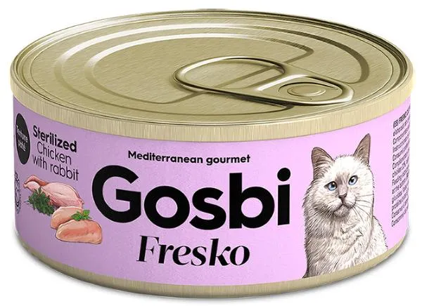 Gosbi Fresko Sterilized (Курица и кролик) 70 г