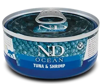 Консервы Farmina N&D Ocean Cat (Тунец, креветки)