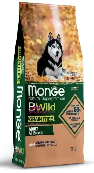Monge Dog BWild Grain Free Adult All Breeds (Лосось)