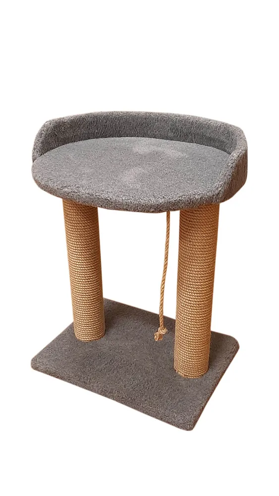 Bast Стандарт Когтеточка с овальной полкой 55 см, джут