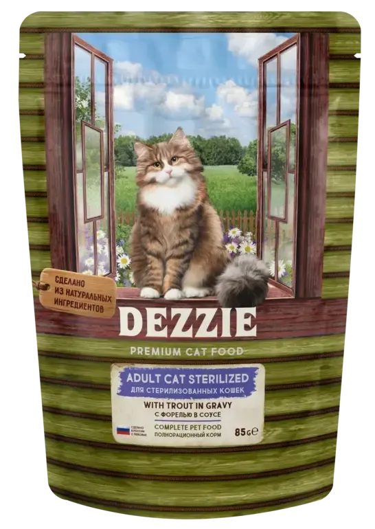 Dezzie Sterilized Cat Форель в соусе