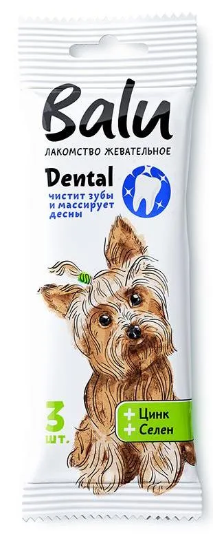 BALU Лакомство для собак малых и средних пород, с цинком и селеном