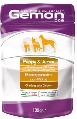 Gemon Пауч Dog Puppy & Junior (Курица)