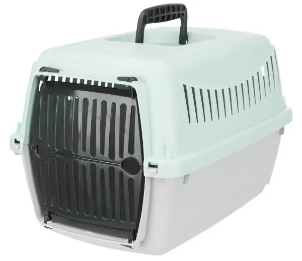 Переноска "Trixie" Junior, светло-серая/ментол