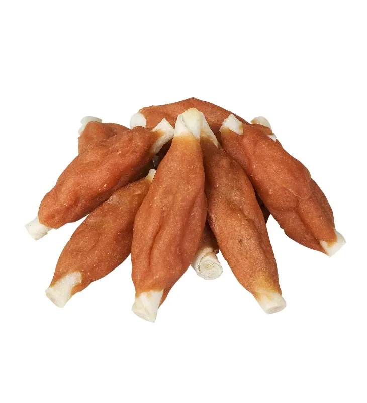 Лакомство для щенков: куриные рулетики