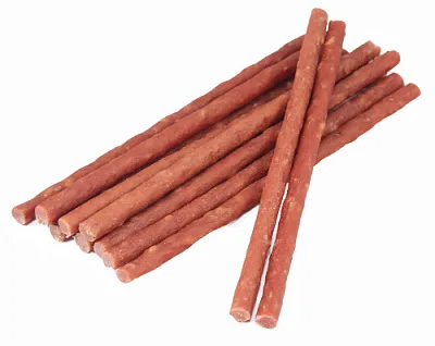 ТИТБИТ Колбаски для кошек Двойное удовольствие с телятиной и печенью