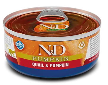 Консервы Farmina N&D Pumpkin Cat (Перепел, тыква)