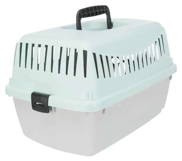 Переноска "Trixie" Junior, светло-серая/ментол
