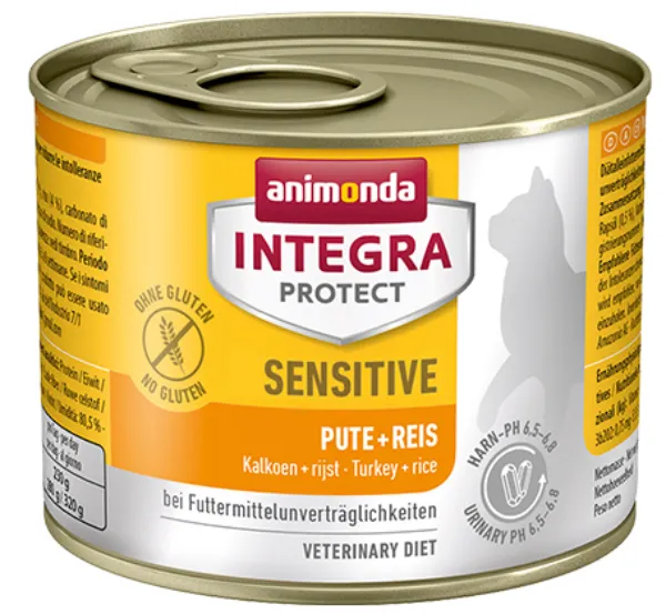 Влажный корм Animonda Integra Protect Sensitive Cat (Индейка, рис)