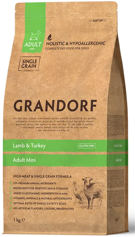 Grandorf Adult Mini (Ягненок, индейка) 1 кг