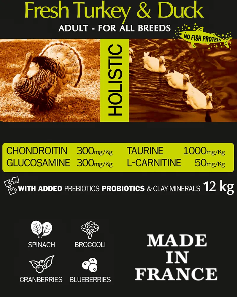 AMBROSIA Adult All Breeds (Индейка, утка)