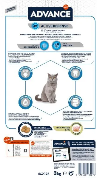 Advance Cat Sterilized (Индейка)