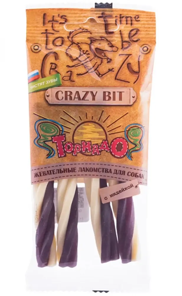 ТИТБИТ Жевательные лакомства Торнадо с индейкой