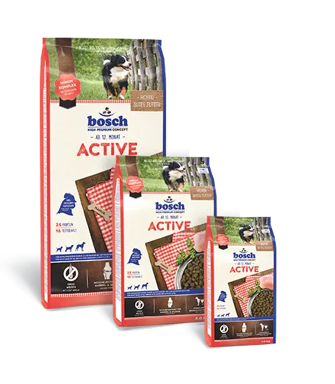 Корм Bosch Active для собак