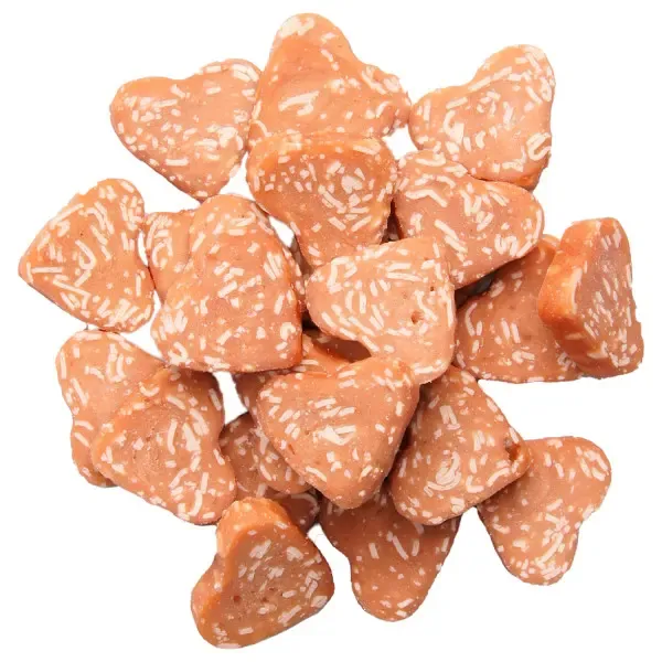 Wanpy Cat Сердечки из курицы с треской