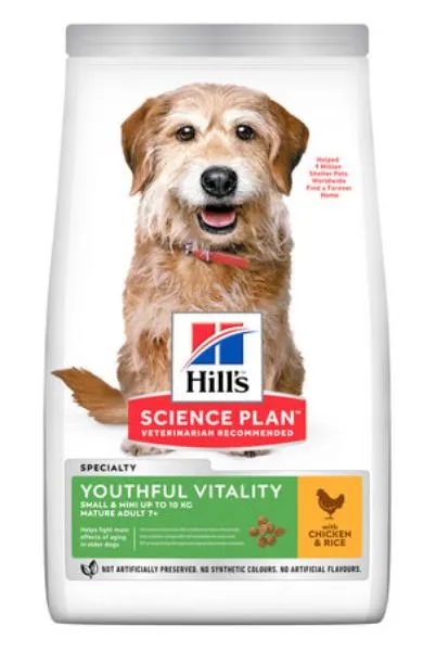 Корм Hill's Science Plan Senior Vitality для собак мелких пород старше 7 лет (курица, рис)