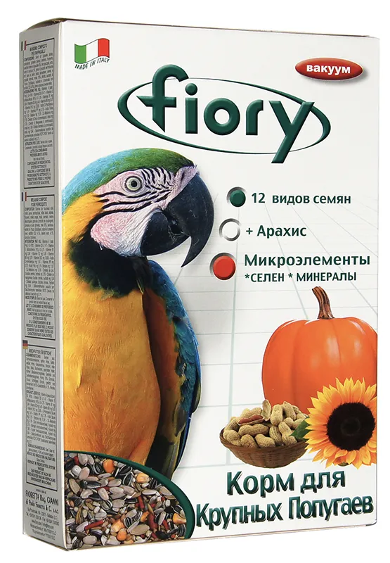 Fiory Superpremium Корм для крупных попугаев