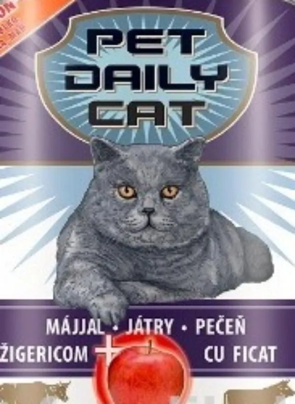 Piko Pet Консервы "Pet Daily Cat Liver + apple" 415 г
