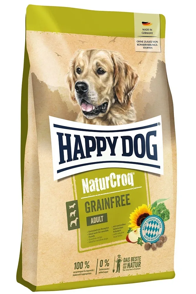 Happy Dog NaturCroq Grainfree, 15 кг
