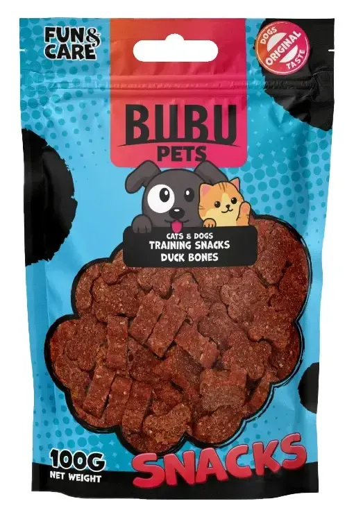 Bubu Pets Косточки для дрессировки, утка