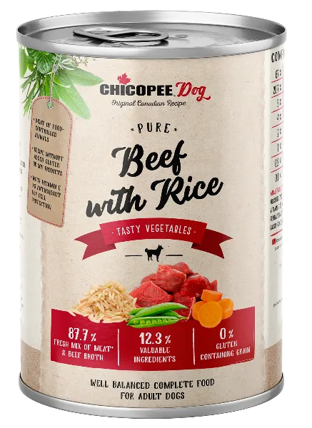 Chicopee Adult Dog (Говядина с рисом)