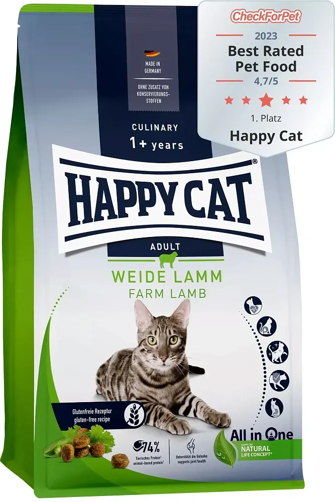 Happy Cat Culinary Weide-Lamm (Пастбищный ягненок) 4 кг