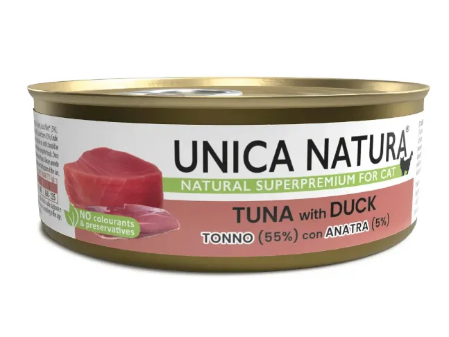 Unica Natura Консерва для кошек (Тунец, утка)