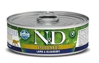 Консервы Farmina N&D Prime Cat (Ягненок, черника)