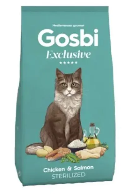 Gosbi Exclusive Sterilized Cat (Курица, лосось)