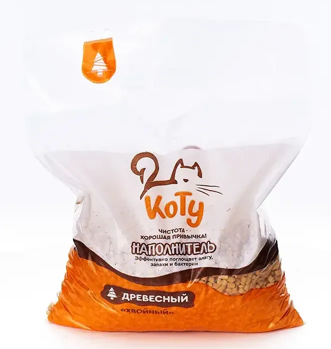 КОТУ древесный наполнитель Хвойный