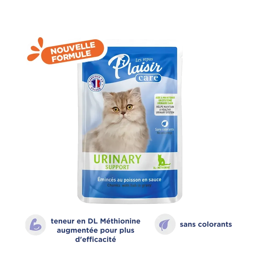 Plaisir Care Urinary Support Кусочки в соусе (Рыба)