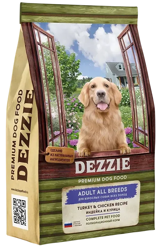 Dezzie Adult Dog (Индейка, курица)
