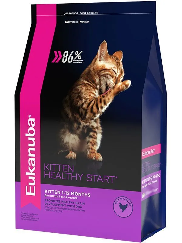 Eukanuba Kitten Healthy Start (Курица)